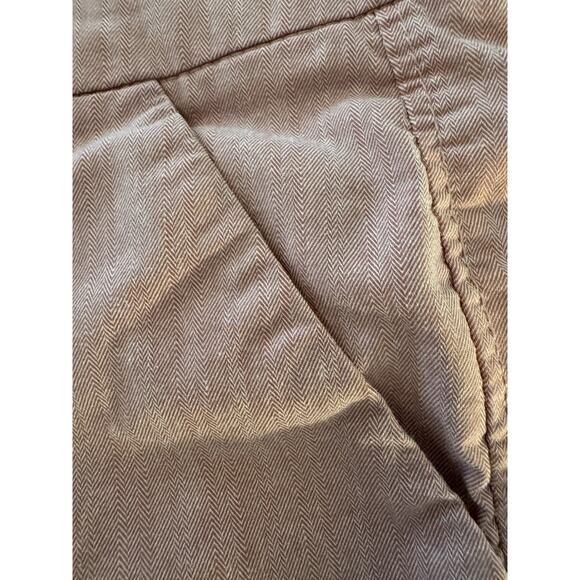 Dear John Womens Shorts Pink Herringbone Dressy Trouser Chino Preppy Size 31 - Picture 3 of 6